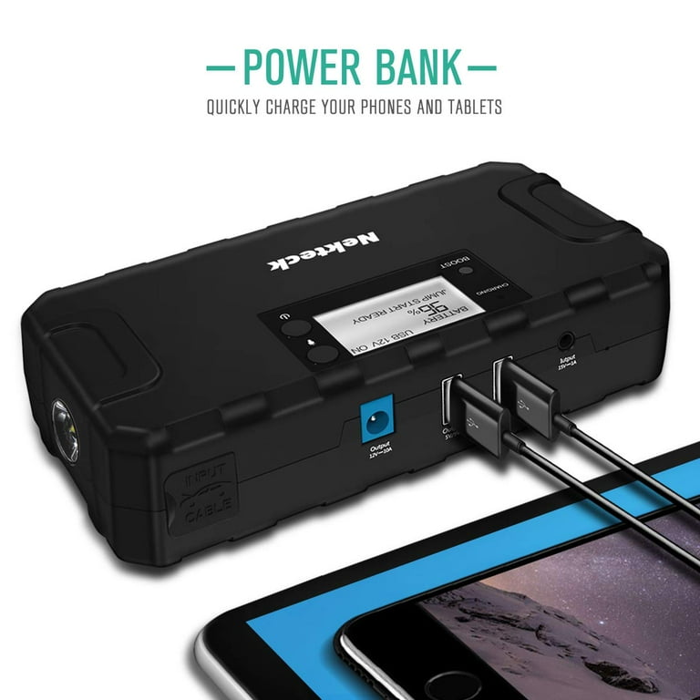 Nekteck 600A 16800mAh Portable Car Jump Starter