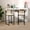 Creamy White + Paper Rope + Farmhouse+1, variant on YANGXUN Set of 2 Style B Black & Honey Hand-Woven Paper Rope Counter Height Bar Stools Farmhouse Kitchen Island Bar Chairs with Footrest & Sturdy Metal Frame