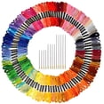 thumbnail image 1 of Hilo de bordar PAXCOO 124 madejas, 100 colores con agujas, 1 of 7