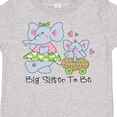 thumbnail image 4 of Inktastic Elephant Future Big Sister Girls Toddler T-Shirt, 4 of 5