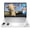 Silver, variant on HP 14" Laptop Student Business Computer - 2025 New Version, Intel N150 Processor, 1-Year Microsoft 365, Win 11 Home, Copilot AI, 12Hr Battery, 16GB RAM 384GB Storage (128GB UFS+256GB MSD) Green