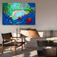 thumbnail image 6 of David Hockney Garden ii Canvas Poster Bedroom Decor Sports Landscape Office Room Decor Gift,Frame-style,08x12inch(20x30cm), 6 of 8