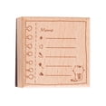 thumbnail image 4 of BUYISI 50Mm Retro Wooden Seals Set Date Alphabet Weather Calendar Message Frame Series Decoration For Diy Scrapbooking Journal Crafts F, 4 of 4