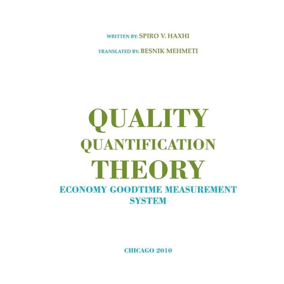 Quality Quantification Theory (Paperback)