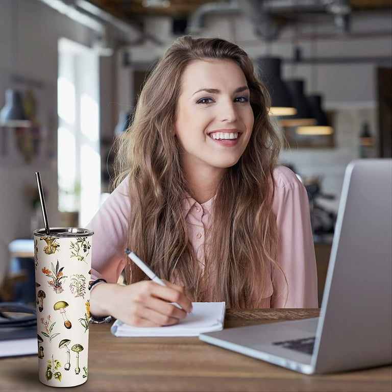 Flower Mason Jar Cup With Handle, Iced Coffee Cup With Lid & Straw, Daisy Coffee  Glass, Floral Mug, Aesthetic Glass, Gift for Best Friend 