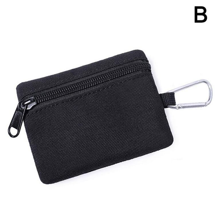 PU Leather Zipper Coin Purse Wallet for women coin pouch for men small Pouch  for Card /coin/keys /note with Keychain portable purse