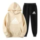 thumbnail image 3 of Sudadera con capucha y pantalones de chándal para hombre y mujer, ropa deportiva de marca de alta calidad, informal, con estampado relajado, para campamento y pesca, a la moda, novedad de otoño e invi, 3 of 5