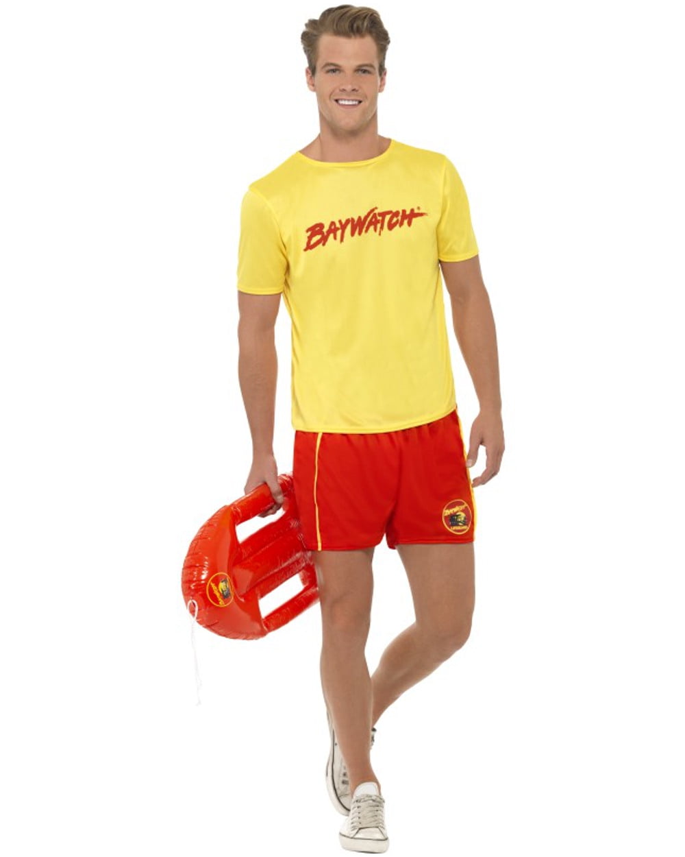 Mens Bay Watch Baywatch Beach Life Guard Lifeguard Costume Walmart Com Walmart Com