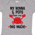 thumbnail image 4 of Inktastic Nonna and Pops Love Me Grandchild Boys or Girls Baby Bodysuit, 4 of 5