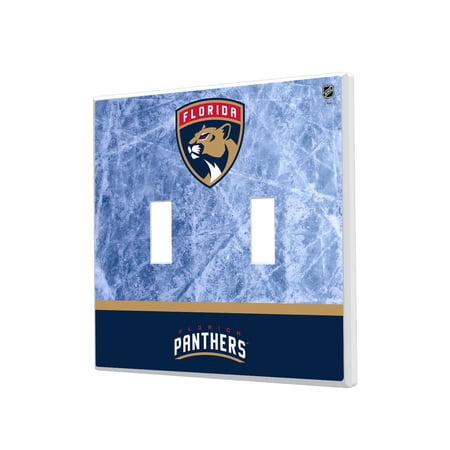 Florida Panthers Wordmark Double Toggle Lightswitch Plate Florida Panthers Wordmark Double Toggle Lightswitch Plate