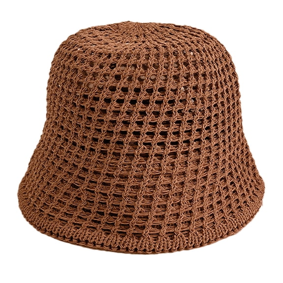 56-58cm head circumference hollow straw hat female summer sunshade sun hat anti-ultraviolet fisherman hat
