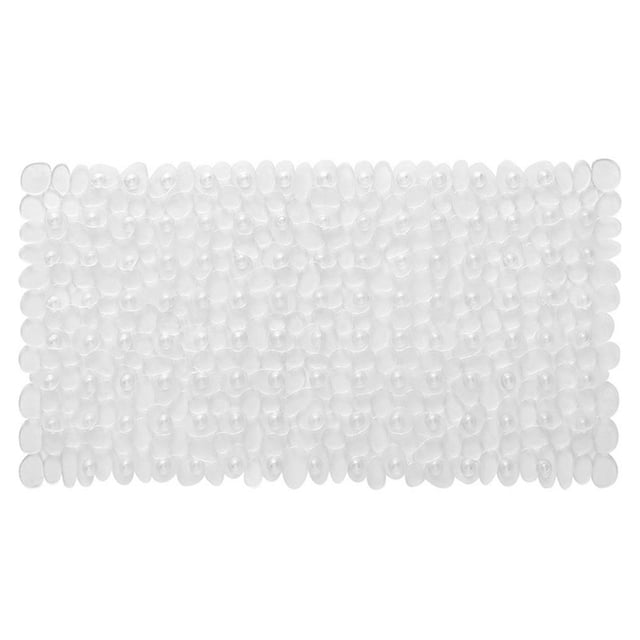 Matsuzay Alfombrilla antideslizante para baño, ducha, baño, almohadilla de PVC con ventosas, alfombrilla antideslizante para bañera Juegos de accesorios de baño transparente Matsuzay HA000330-04B