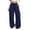 AM13_Navy, variant on VV AVEORS Cargo Sweatpants For Women Baggy Drawstring Waist Hiking Pants Lightweight Y2k Athletic Joggers With Pockets Navy M