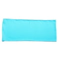 thumbnail image 4 of MDS Pack of 50 Spandex Chair Bow Sash Bands Ties Without Buckle for Wedding - Aqua Blue, 4 of 6