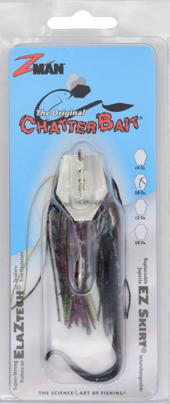 (2 pack) Z-Man Original ChatterBait Bladed Jig 3/8 oz – Perch