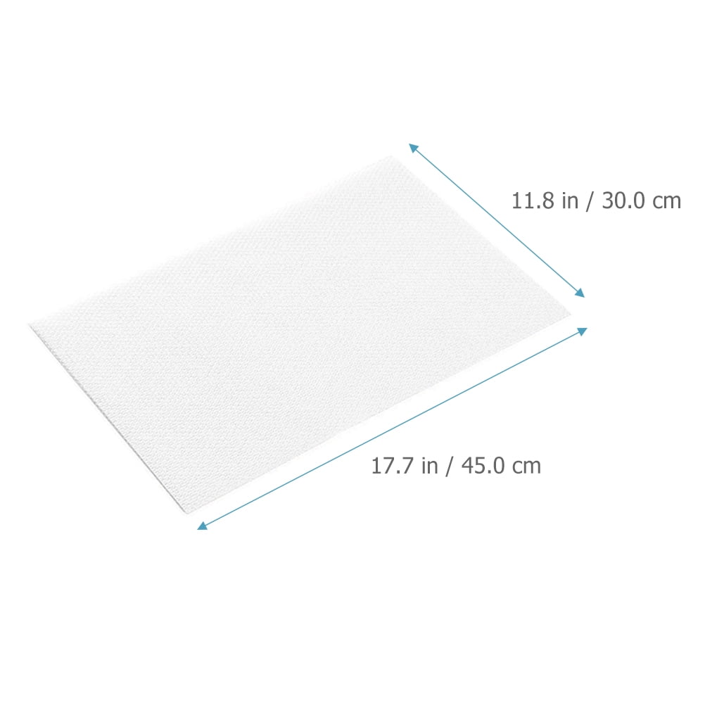 GETAJGHSD 16-Pack Transparent EVA Fridge Shelf Liners, Anti-Skid, Water Resistant Mats for Refrigerator and Living Room Shelves
