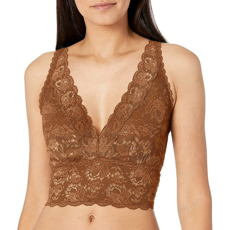 Cosabella Women's Say Never Longline Bralette with Plunging Neckline