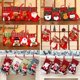 thumbnail image 3 of Bolsa de dulces para calcetines de Navidad, bolsa de regalo de dibujos animados para calcetines pequeños, decoraciones navideñas para el hogar, regalos de Navidad para niños, 2022, 3 of 4