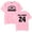 Pink, variant on Heated Rivalry Hollander 24 Merch T-Shirt Women Men Casual Crewneck Short Sleeve Tee