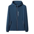 thumbnail image 3 of XINPING Sun Shirt UPF 50+ Men's Fishing Shirt Long Sleeve UV Protection Lightweight Casual Hoodie for Swimming Running Hiking, 3 of 8