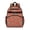 Geometric Triangle Brown Pattern-1, variant on Geometric Triangle Brown Pattern Cute School Backpack Bag for School with Padded Back and Adjustable Shoulder Straps 15.25"x11.5"x5.25"