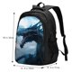 thumbnail image 5 of Balery Blue Thunder Storm Dragon Mochila con carga USB para hombre y mujer - Mochila impermeable y antirrobo para laptop con puerto USB para viajes, trabajo, 5 of 7
