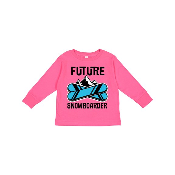 Inktastic Snowboarding Future Snowboarder Boys or Girls Long Sleeve Toddler T-Shirt