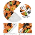 thumbnail image 5 of FMSHPON Halloween Monster Spooky Cats Xmas Christmas Tree Skirt Stand Mat for Holiday Party Decoration Indoor Outdoor 36 inches, 5 of 6