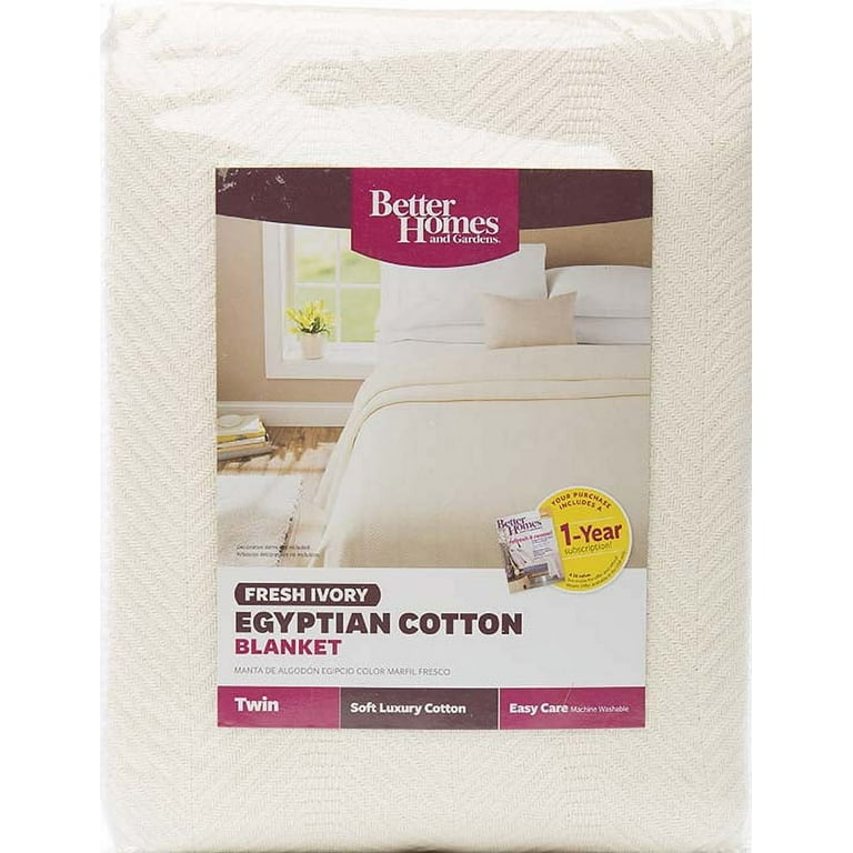 Better Homes Gardens Egyptian Cotton Blanket 1 Each Walmart