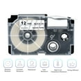 thumbnail image 4 of Graflsoa Durable Label Printer Ribbon for Casio KZ-12X - 12mm PET Tape, Weatherproof & High Adhesion, 8m Length, Multiple Color Options, Compact & Lightweight Packaging, 4 of 6