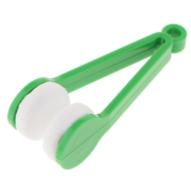 Gafas de sol Limpiador de gafas Cepillo de limpieza Limpiador Herramienta de limpieza Verde