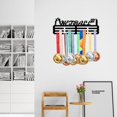 thumbnail image 5 of Sports Race Medal Medal Hanger Display Medal Hanging Decor Metal Trophy Hanger Rack Wall Mount Hanging Medal Award Rack Gifts for Athletes Kids Black DIY, 5 of 9