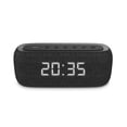 thumbnail image 1 of Despertador Speaker con Dual Alarm Zeta con bocina dual y Reloj Digital - Negro, 1 of 3