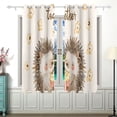 thumbnail image 2 of Hedgehogs Popcorn Curtains Grommet Black Out 63 Inch Length Curtain Drapes for Bedroom Living Room 2 panels set, 2 of 5