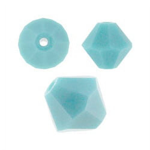 Swarovski Bicone Crystal Beads Item #5328 Turquoise Color 4mm Size - 72 Pieces