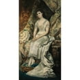 thumbnail image 2 of Hans Makart 11x18 Gold Ornate Wood Frame and Double Matted Museum Art Print Titled - And Portrait off and Seated Lady, Possibly Countess Biana Tichberg, 2 of 4