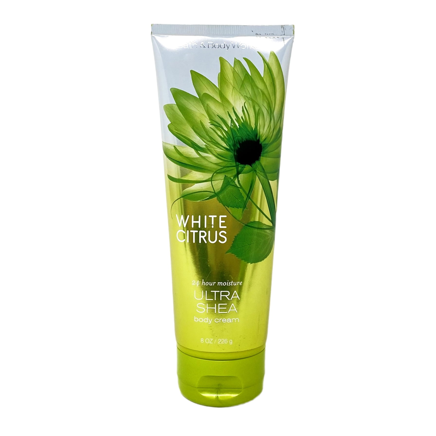 Bath and Body Works White Citrus Fine Fragrance Mist and Body Cream Bundle - Full Size