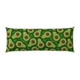 thumbnail image 2 of Disketp Big Colorful Avocados Print Body Pillow Cover - Super Soft 20x54 Body Pillow Case,Long Side Hidden Zipper, 2 of 8
