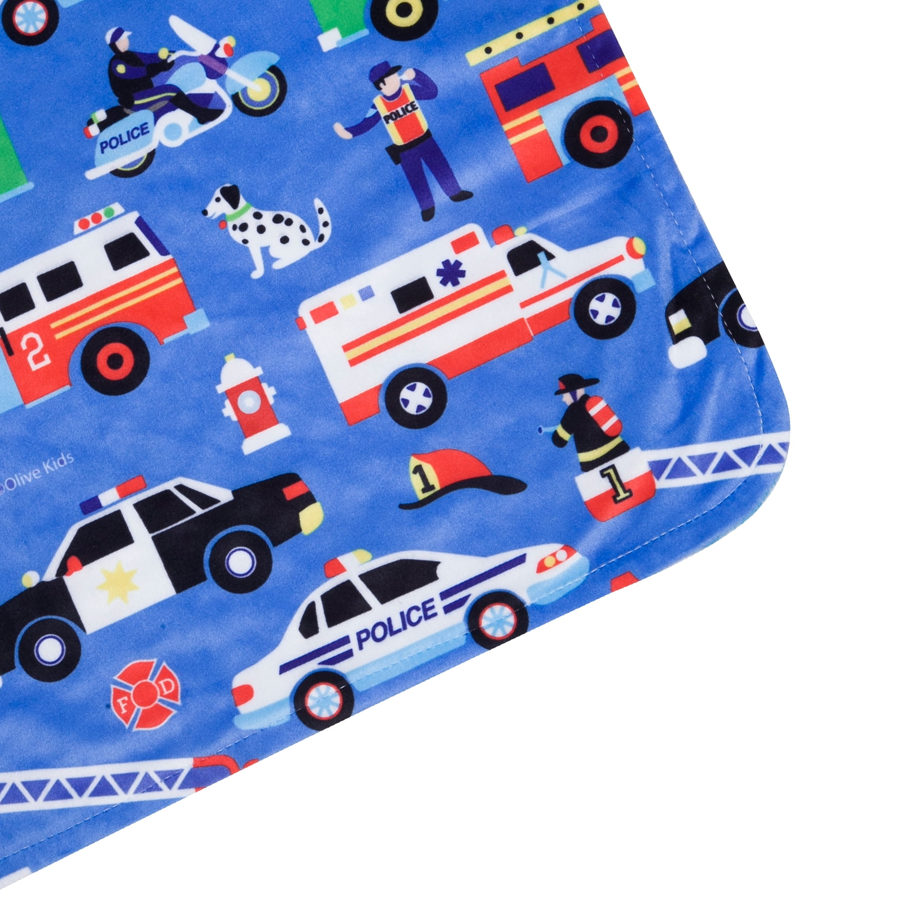 Wildkin Plush Throw Blanket for Toddlers Featuring Heroes, Ultra-Soft Velour, Double Layer Backing, 40x28