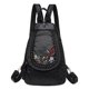 thumbnail image 1 of Mochila pequeña, bolso de pecho multifuncional, bolso de hombro, mochila de cuero suave de PU, mochila de moda para mujer, 1 of 6