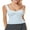 White, variant on Women’s Sleeveless Slim Crop Tank Top Sexy Pleated Bustier Sweetheart Neck Strappy Y2k Slits Cropped Vest Cami Streetwear