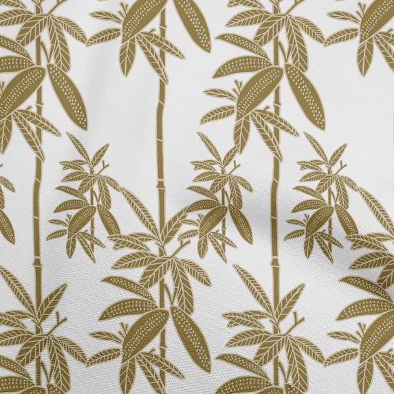oneOone Cotton Flex Olive Green Fabric Tropical Palm Tree Craft Projects Decor Fabric Printed By The Yard 40 Inch Wide