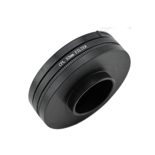 52mm CPL Filtro Circur Porizador Filtro Lente + Protector de Casquillo Para Negro Soledad filtro CPL