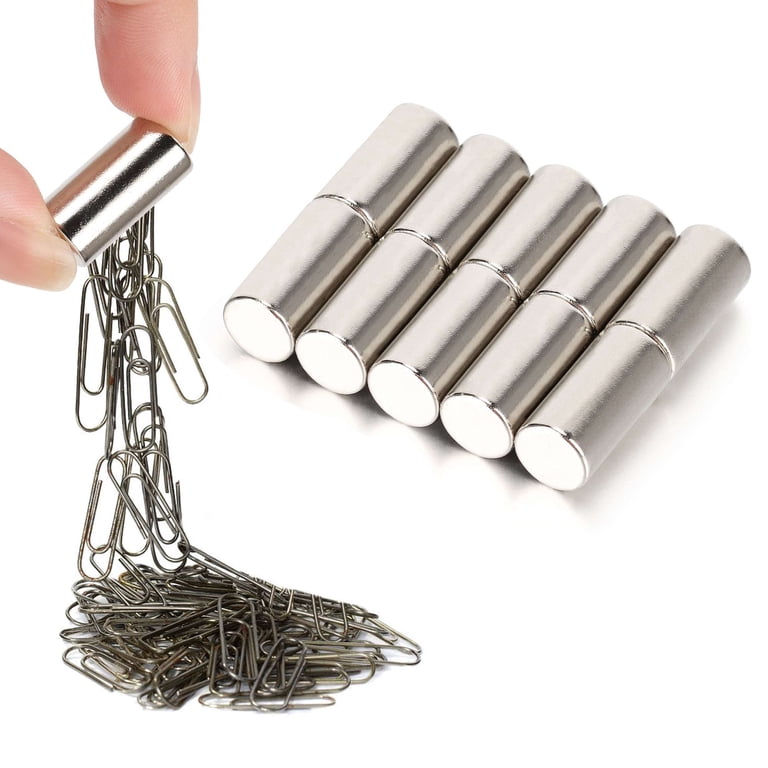 10mm X 20mm N42 Neodymium Magnets – Strong Rare Earth Cylinder Magnets – 4-Pack