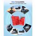 thumbnail image 6 of 4Pcs Adhesive Sticky Pads for Dash Cam, 3M VHB Square Heat Resistant Double-sided Sticker Replacement Fit for Windshield Dashcam Mount, 2.83" Car Windscreen Window Glass Mounting Tape Glue Strip, 6 of 7