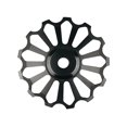 thumbnail image 4 of Desviador trasero Afortunado de polea de cerámica para bicicleta de carretera 11t Negro, 4 of 5
