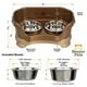 thumbnail image 4 of Comedero Elevado Neater Feeder Deluxe Bronce sin Desorden para Perro Pequeño, 4 of 8