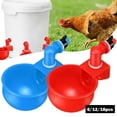 thumbnail image 2 of CAROOTU Automatic Chicken Waterer Cups Chicken Coop Accessories Filling Poultry Waterer, 2 of 7