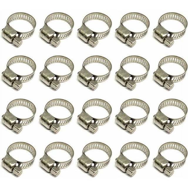 Multi-Use Hose Clamp, Durable Corrosion Resistance, SAE Size, For Efficient Liquid Leakage Prevention In Varied Settings, Flexible And Malleable Design