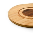 thumbnail image 3 of Cook with Color 9.5" x 12" Wood Cutting Board, Decorative Fruit Shaped Serving and Slicing Board, Avocado, 3 of 5